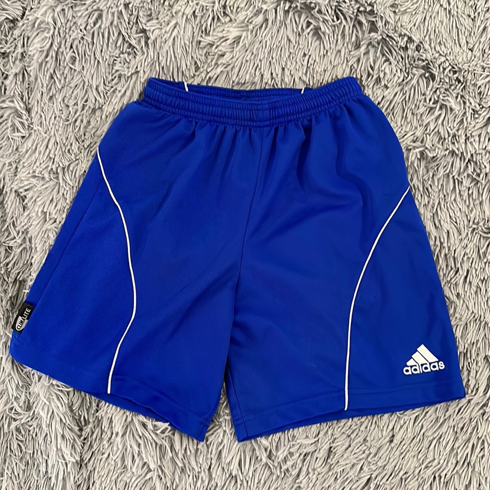 Kids Adidas soccer shorts. Size M